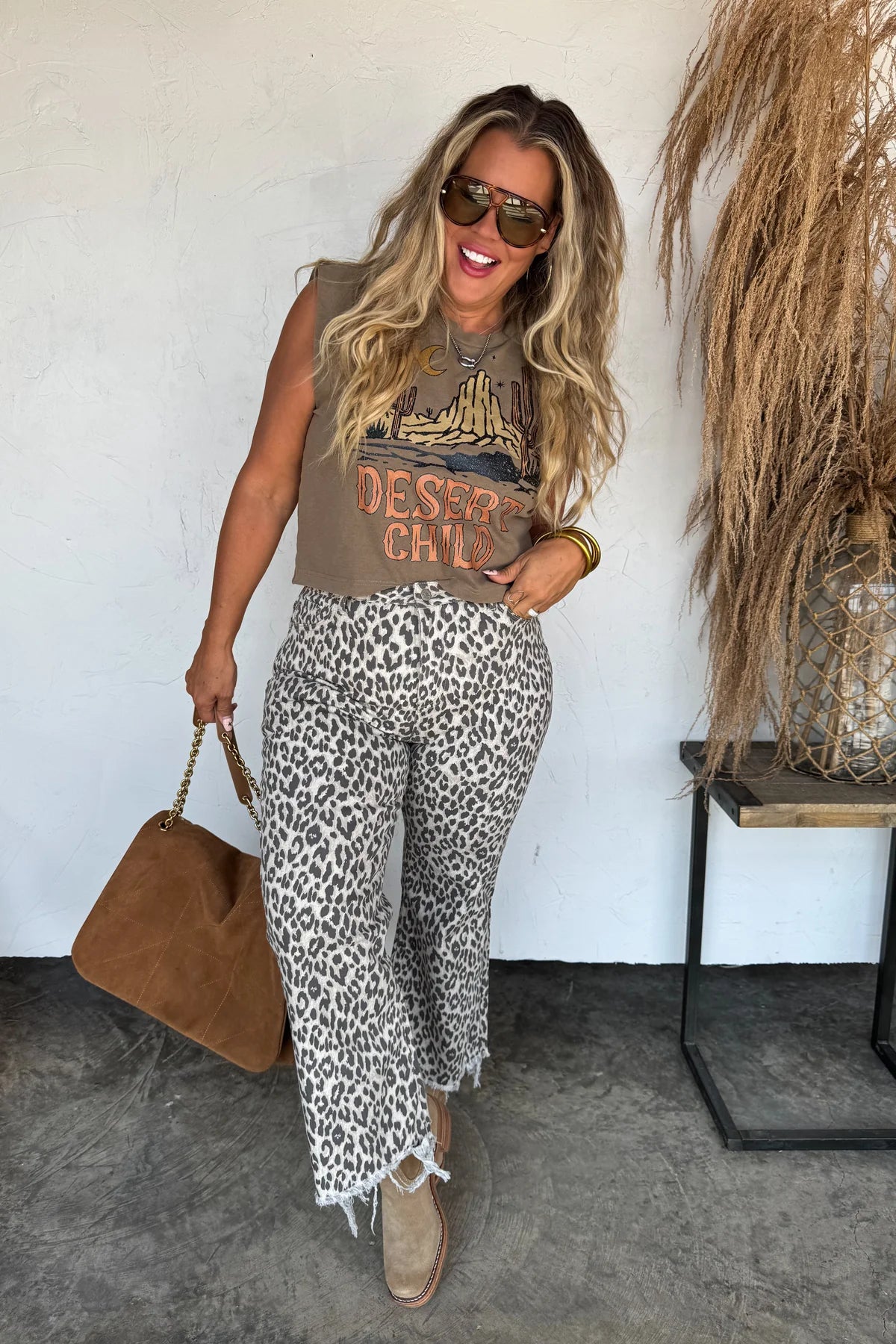 *Preorder - Urban Non Distressed Cheetah Jeans