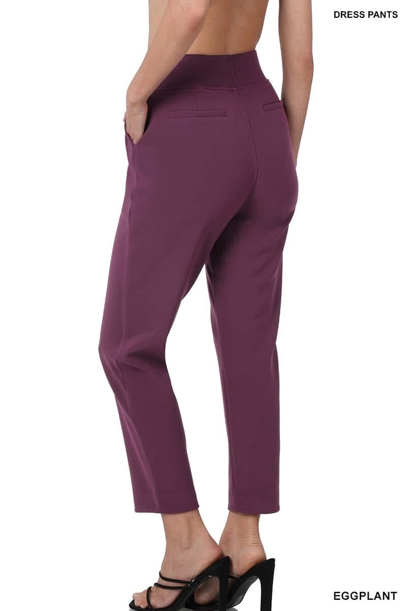 7/8 Stretch Pull On Dressy Pants