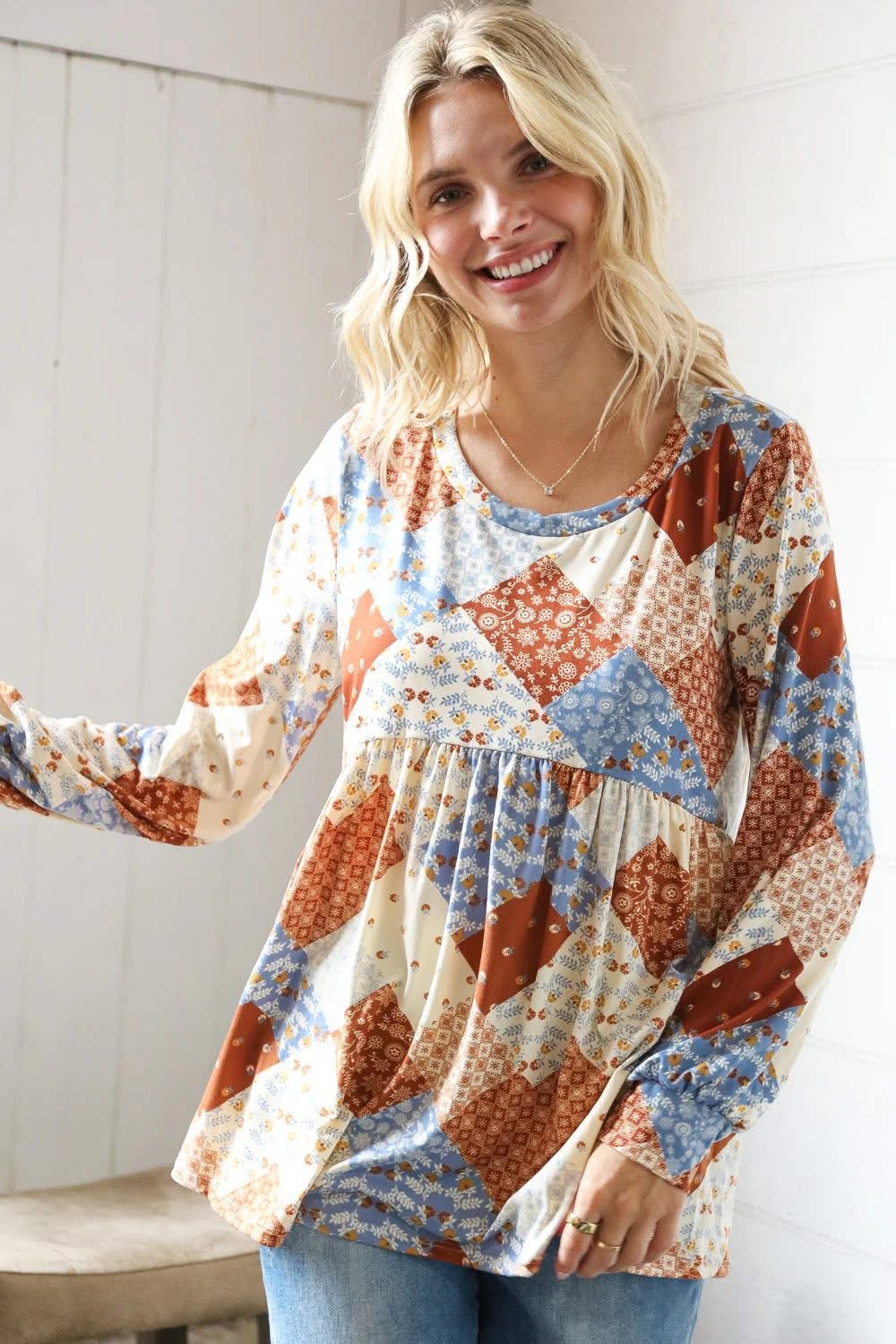 Boho Babydoll Top