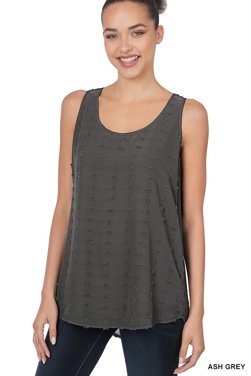 Swiss Dot Tank - 2 Color Options
