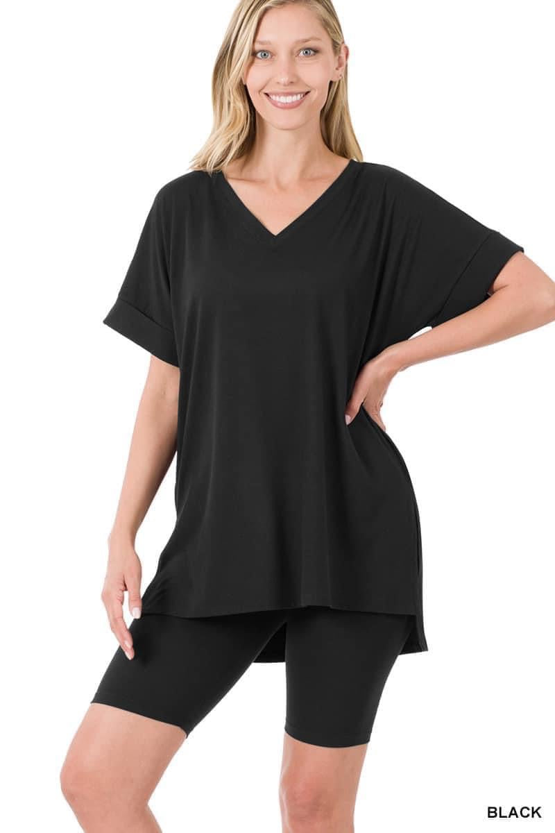 Zenana Bike Short Set - Multiple Color Options