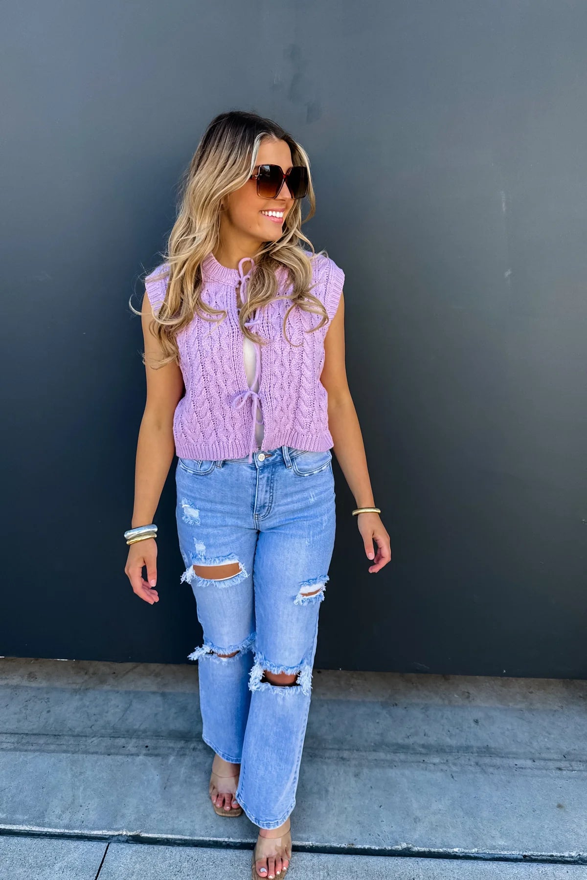 Preorder - Ashland Straight Leg Distressed Jeans