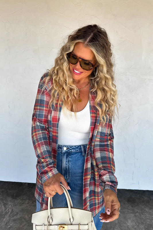 Preorder - Plaid Lola Cardigans - 3 Options