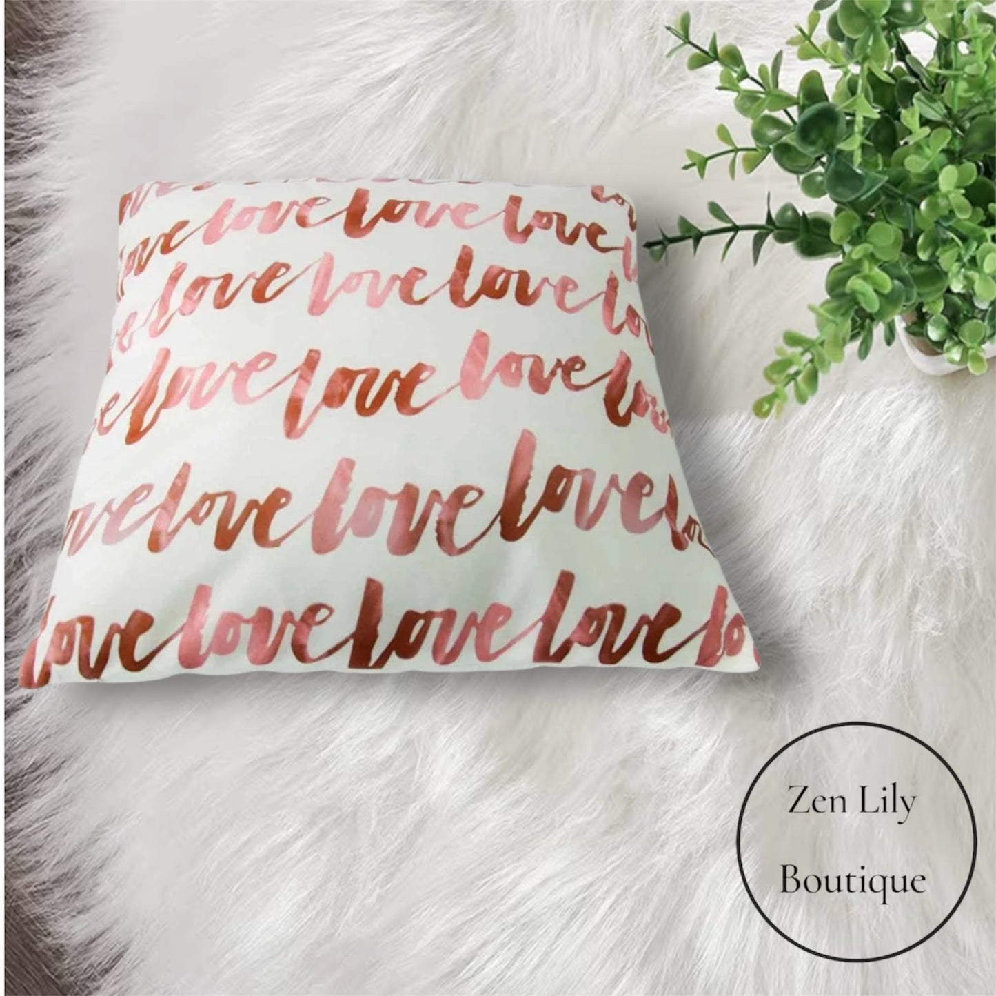 Love Throw Pillow