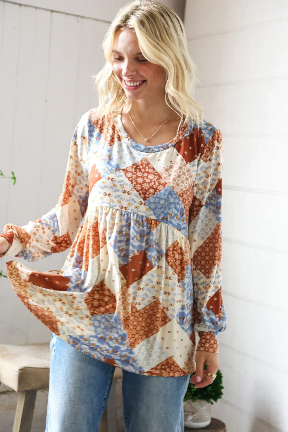 Boho Babydoll Top