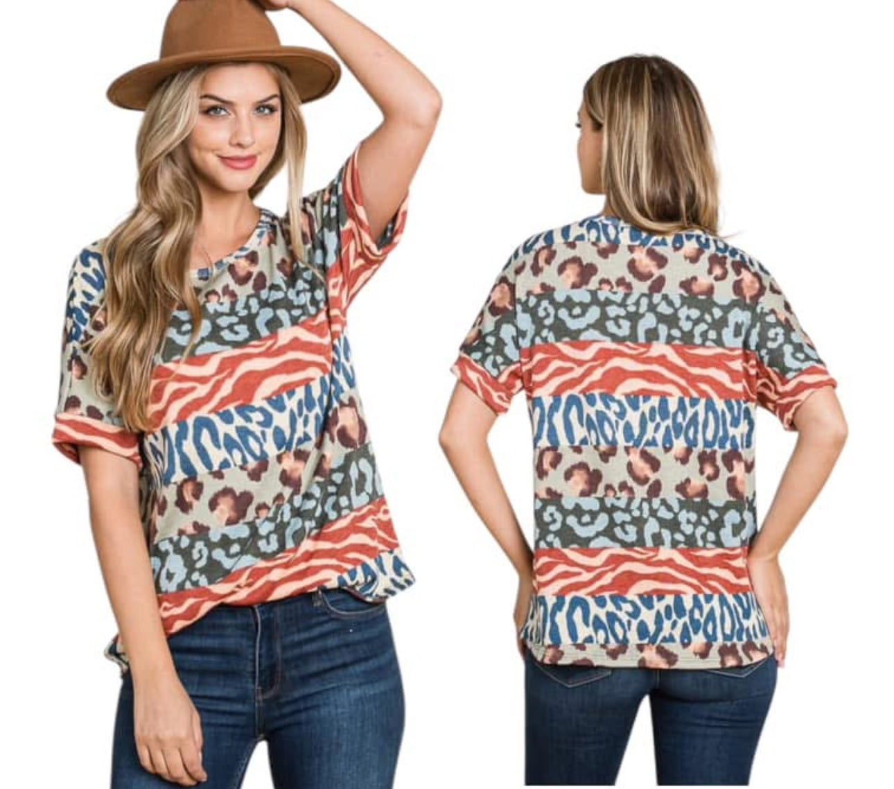 Mixed Print Top