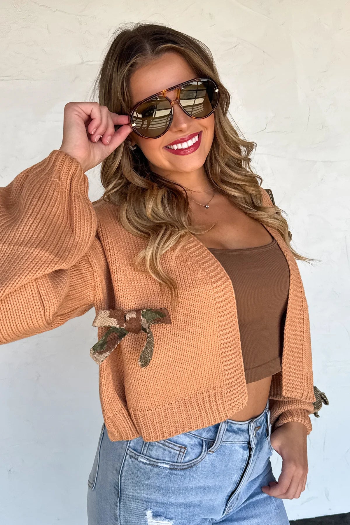 Preorder - Sloane Bow Knit Cardigan - Multiple Options