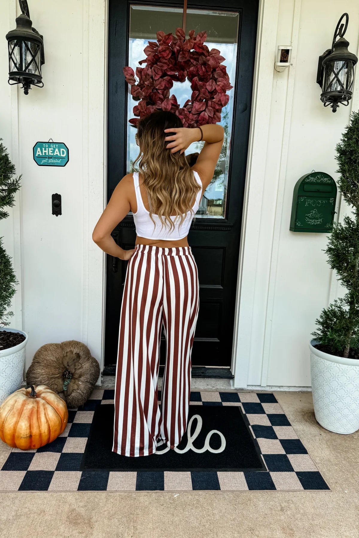 Preorder - Vertical Vibes Striped Pants