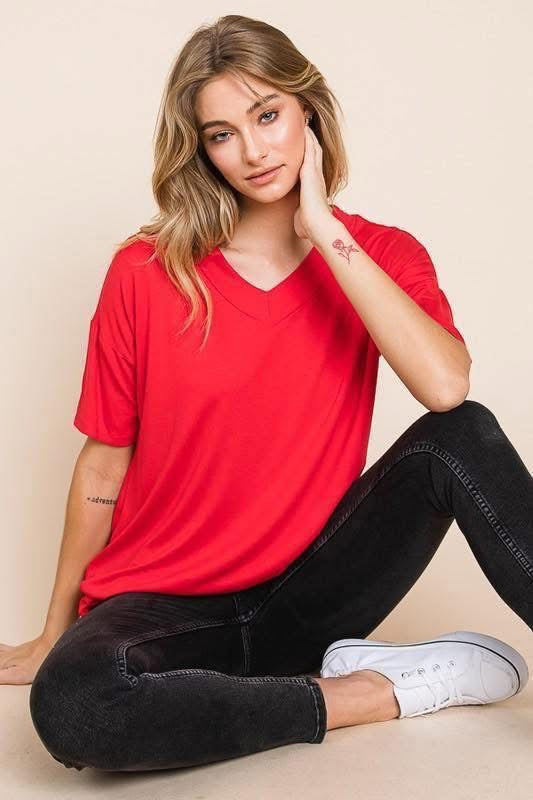 V Neck Tee