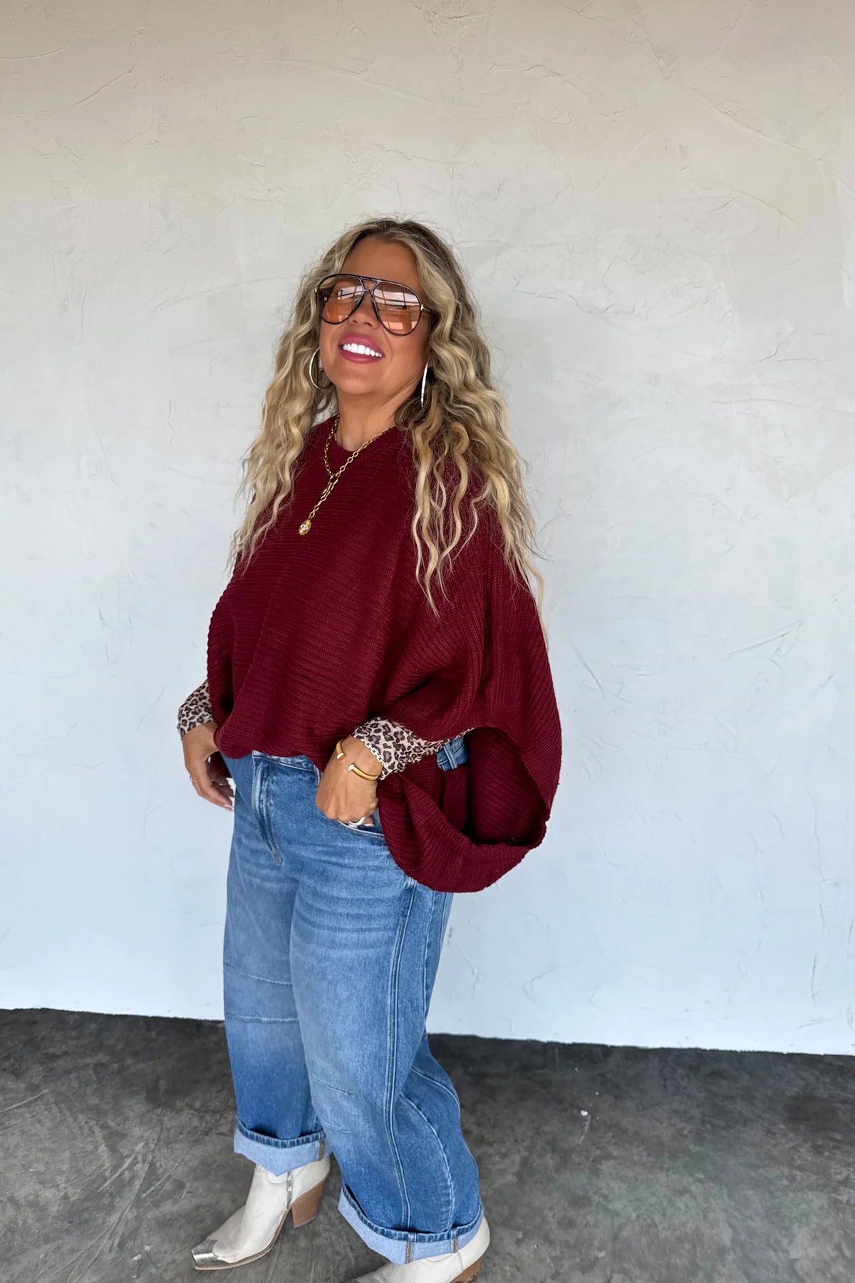 *Preorder-Meg Pullover Poncho in Fall Colors - Multiple Colors