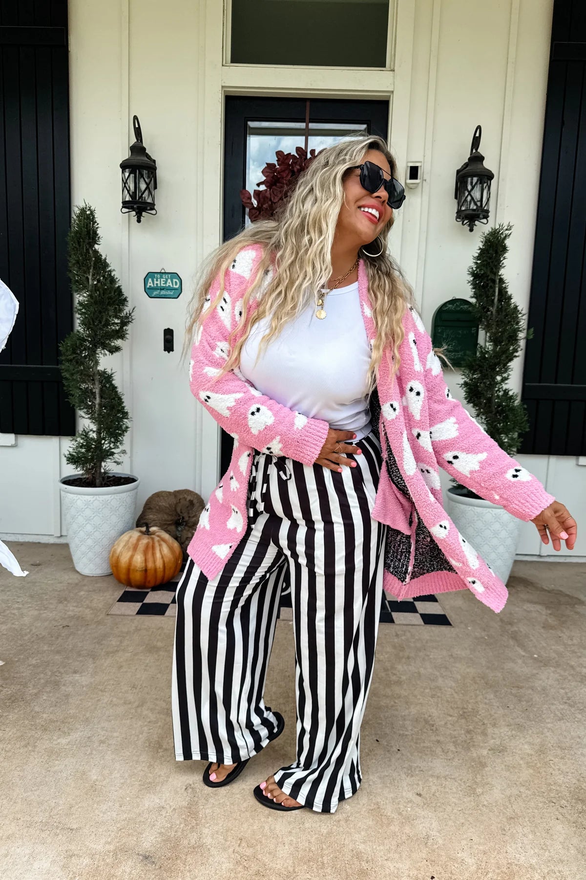 Preorder - Vertical Vibes Striped Pants