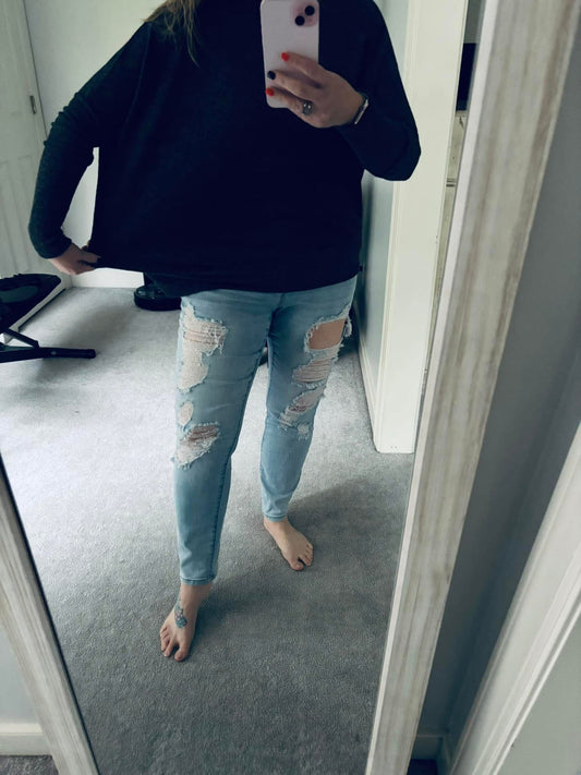 Zenana Brushed Melange Hacci Dolman Sleeve Top