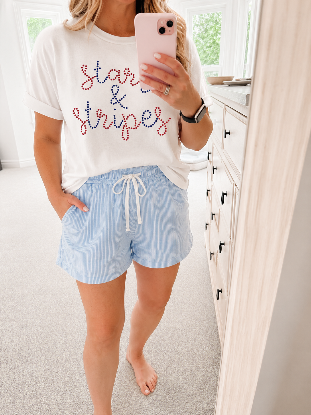 Stars & Stripes Rhinestone Tee