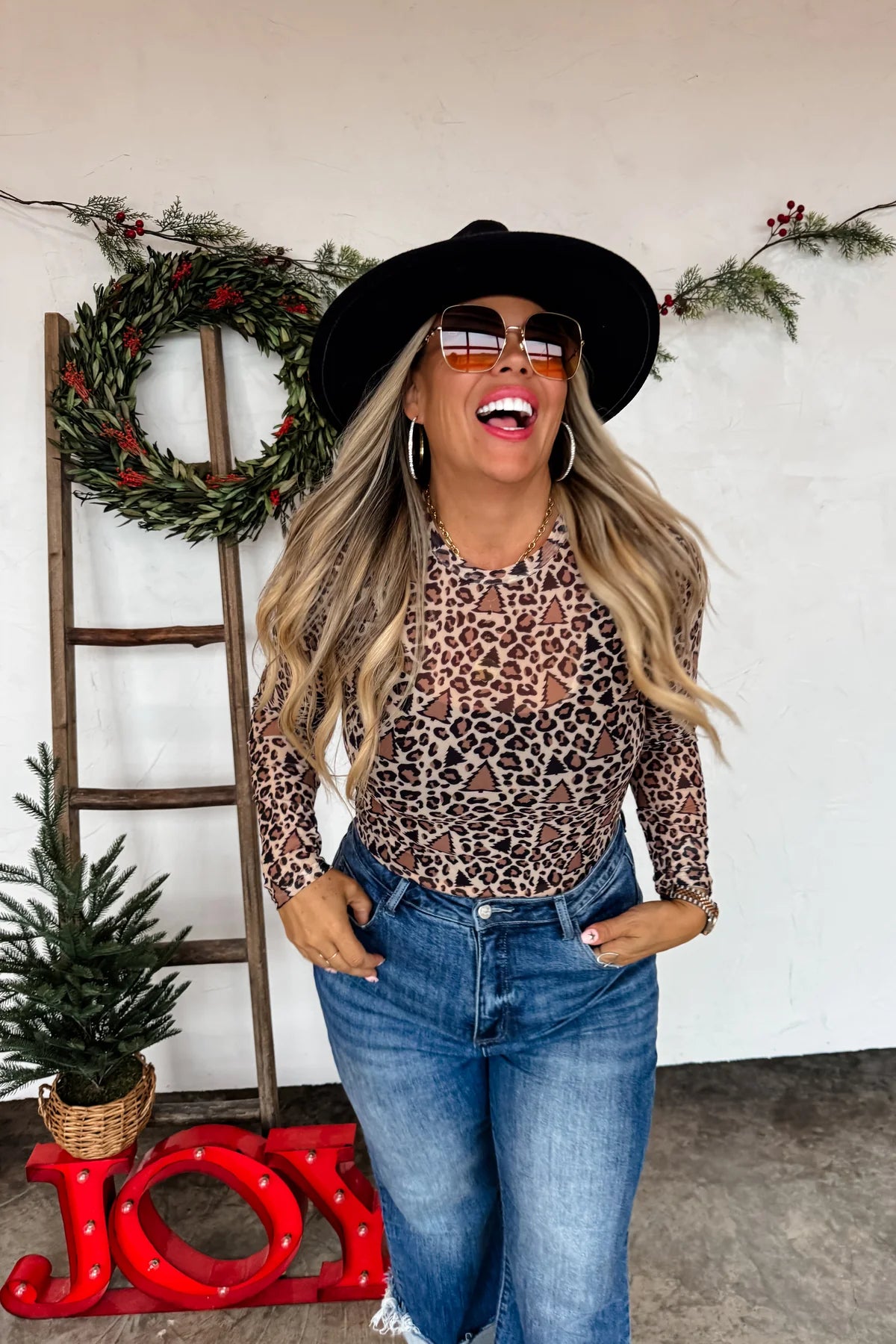 Preorder - Christmas Dress It Up Mesh Tops - Multiple Prints