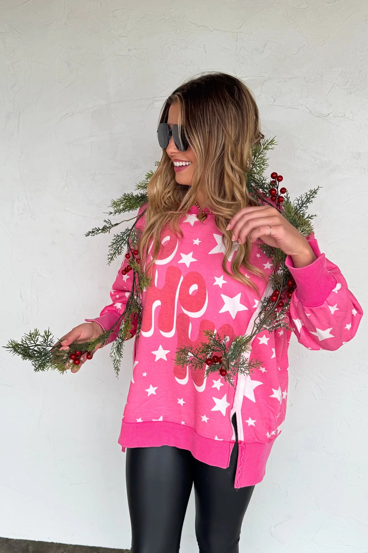 Preorder - Christmas Classic Crew Pullover - Merry & Ho Ho Ho