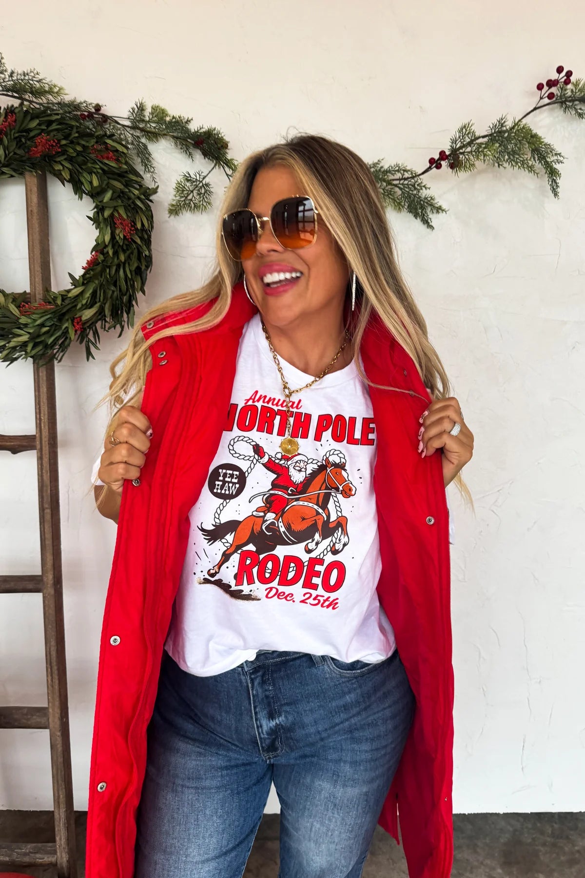 Preorder - Cowgirl Christmas Graphic Tee - 2 Options
