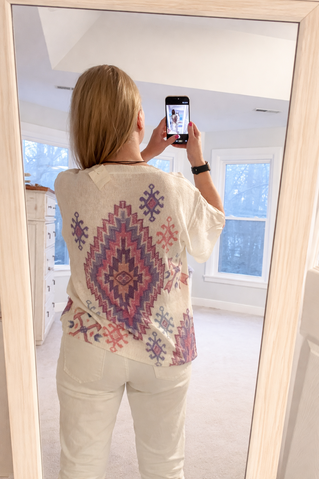 Aztec Printed Top