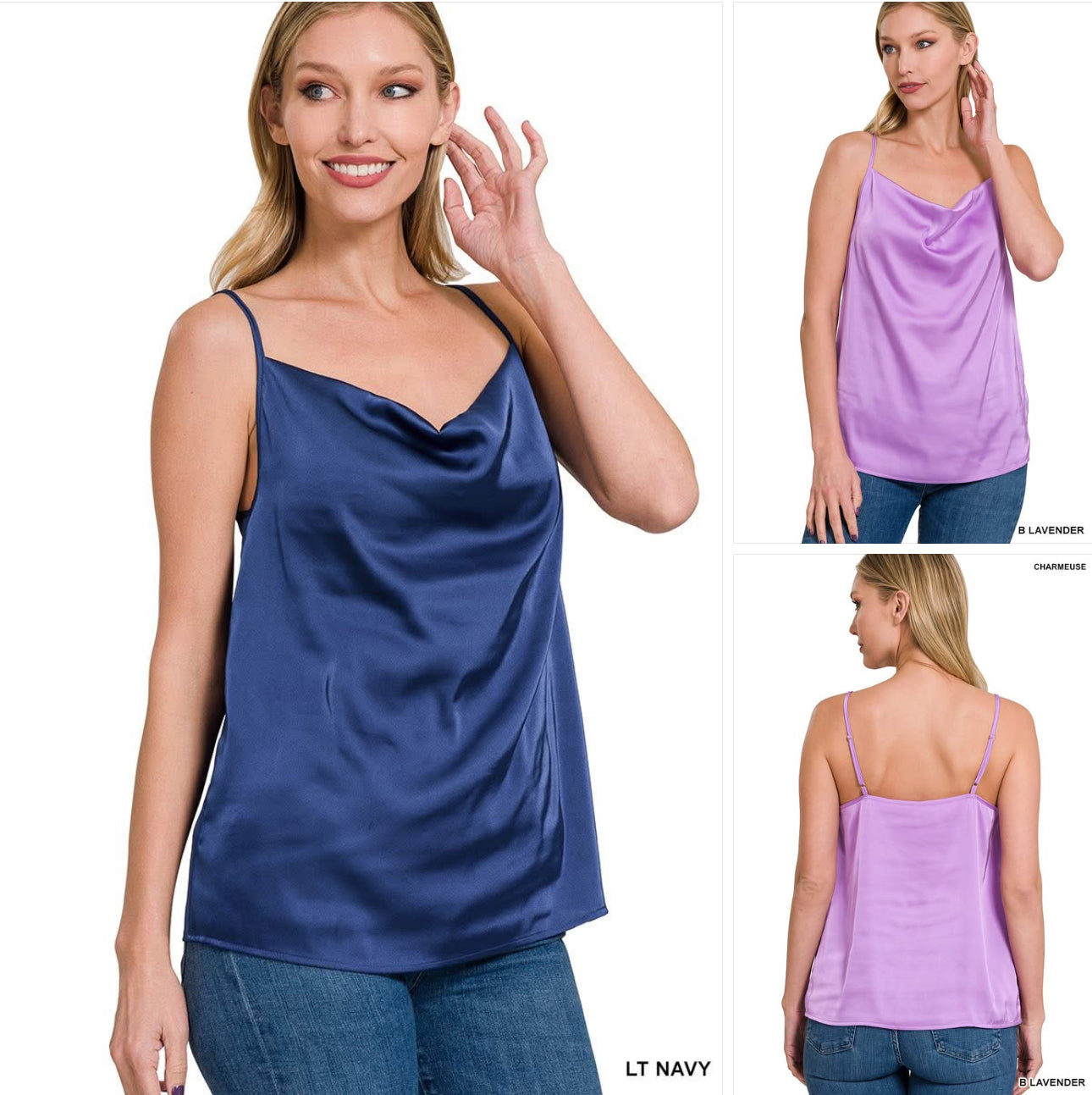 Cowl Neck Cami