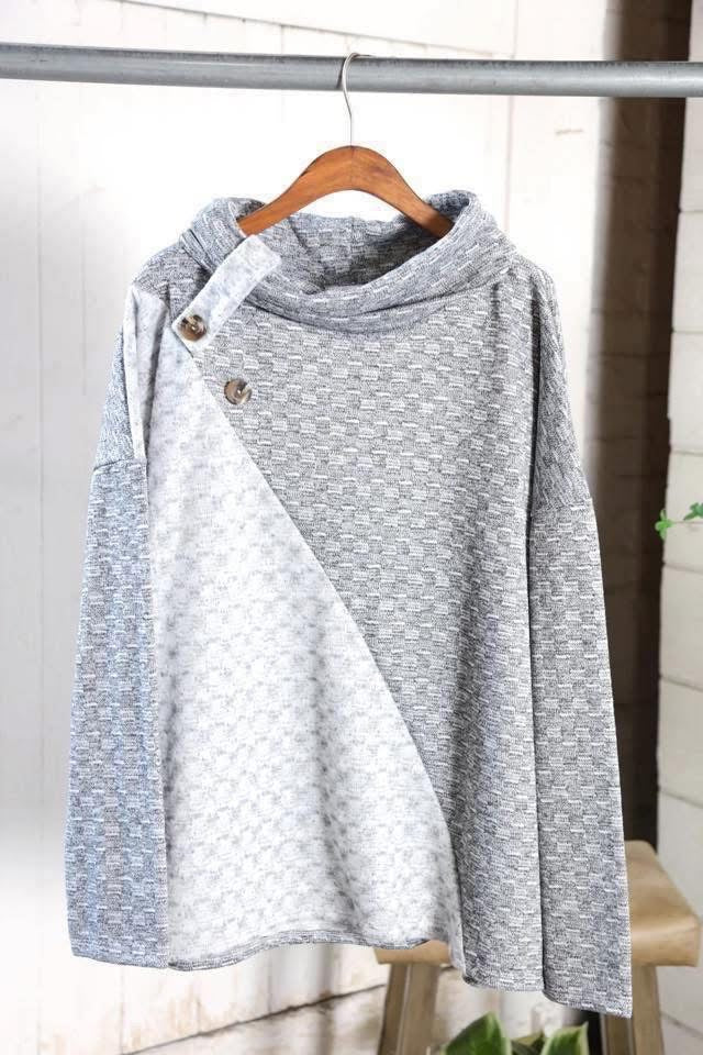 Button Detail Pull Over