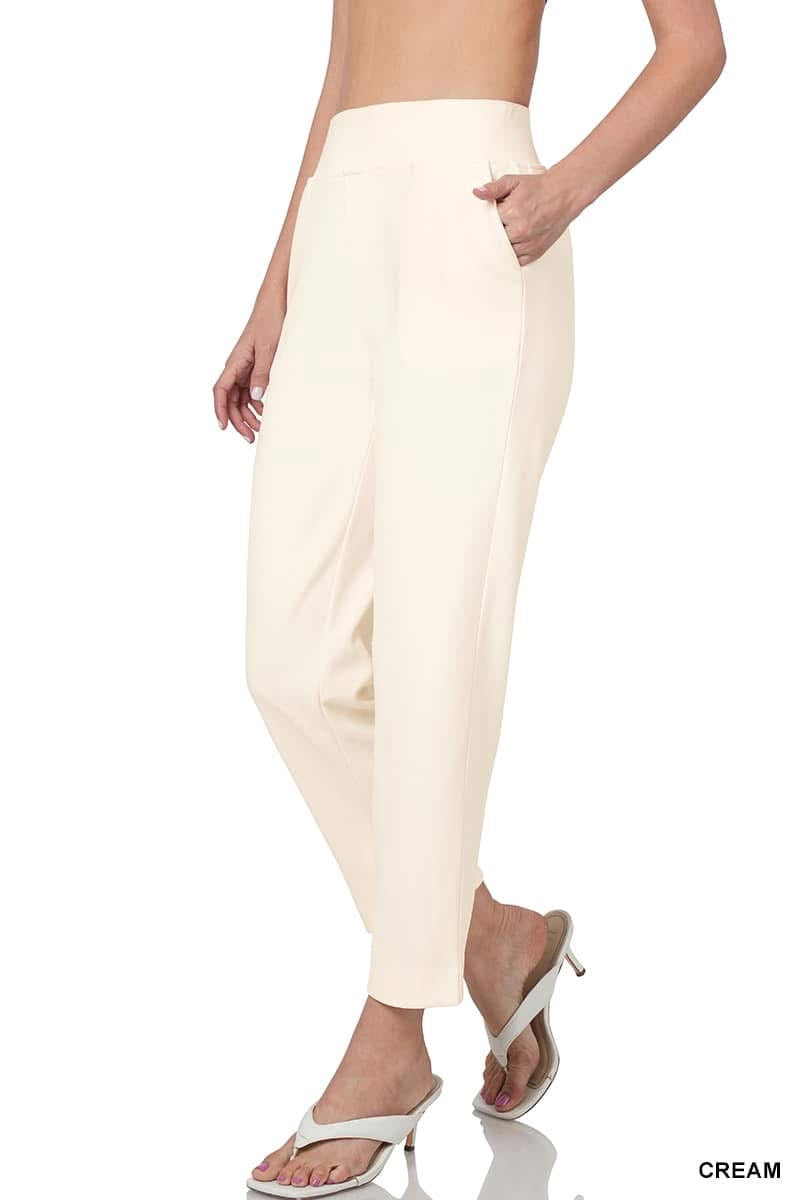 7/8 Stretch Pull On Dressy Pants