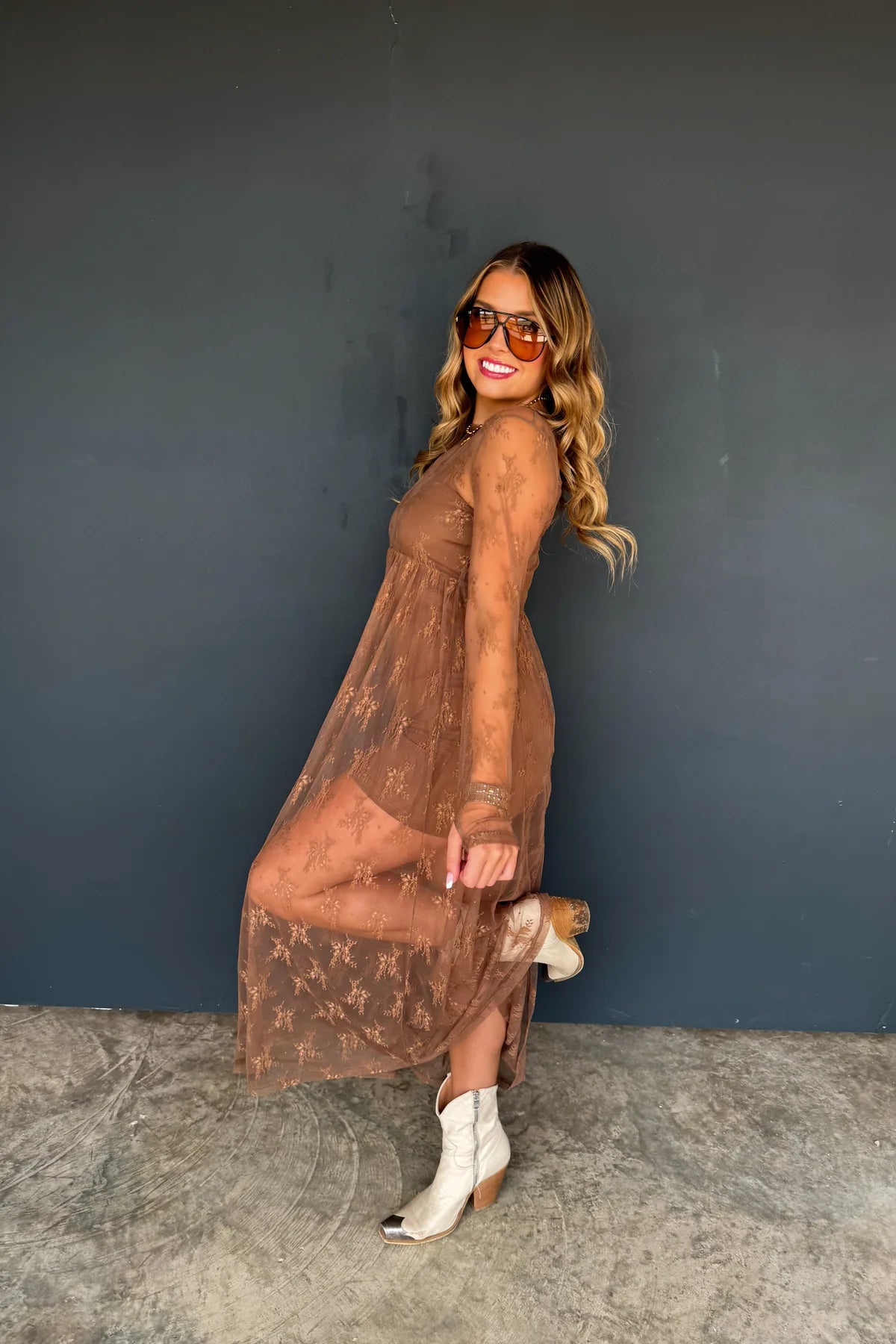 Preorder - Evangeline Lace Dress - Multiple Color Options