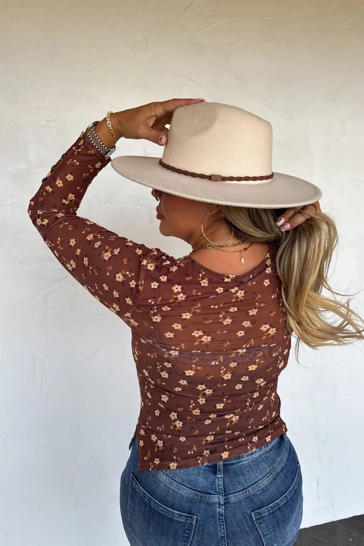 *Preorder-Annie V Neck Mesh Top - Multiple Colors