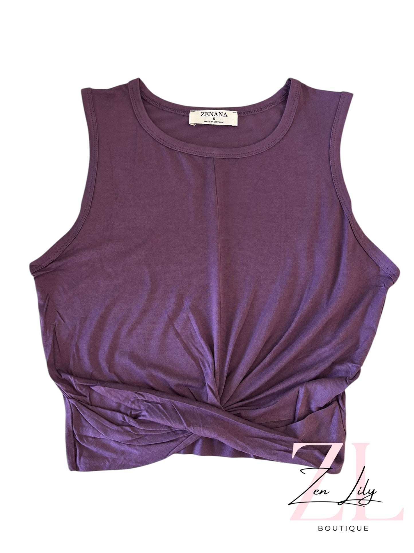 Get It Twisted Stretchy Crop