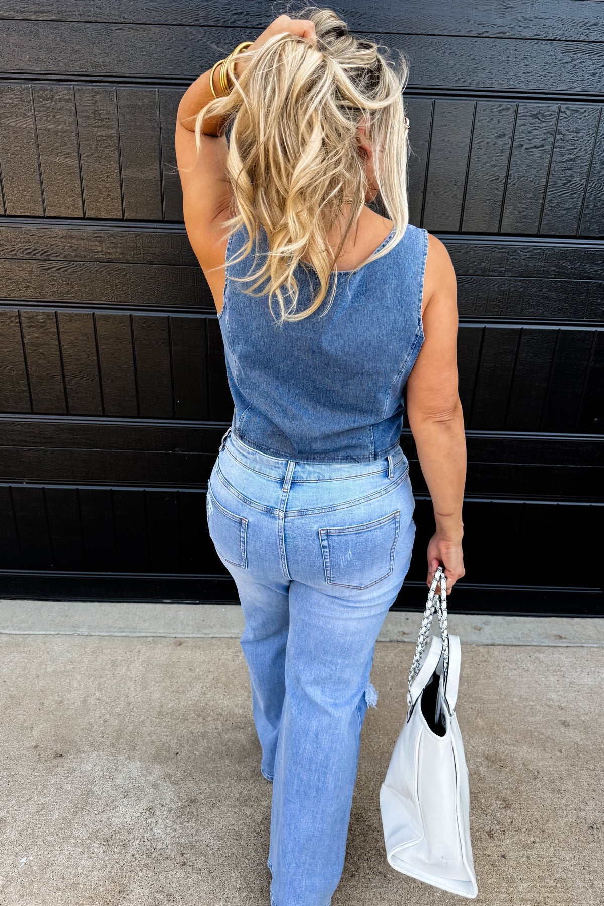 Preorder - Ashland Straight Leg Distressed Jeans