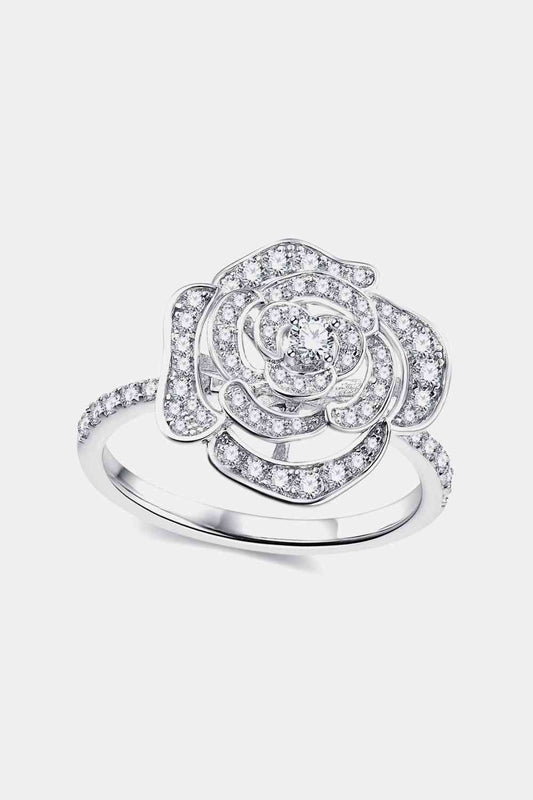Moissanite Flower Shape Ring - 3 Options