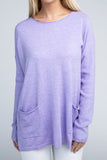 Viscose Front Pockets Sweater - 6 Color Options