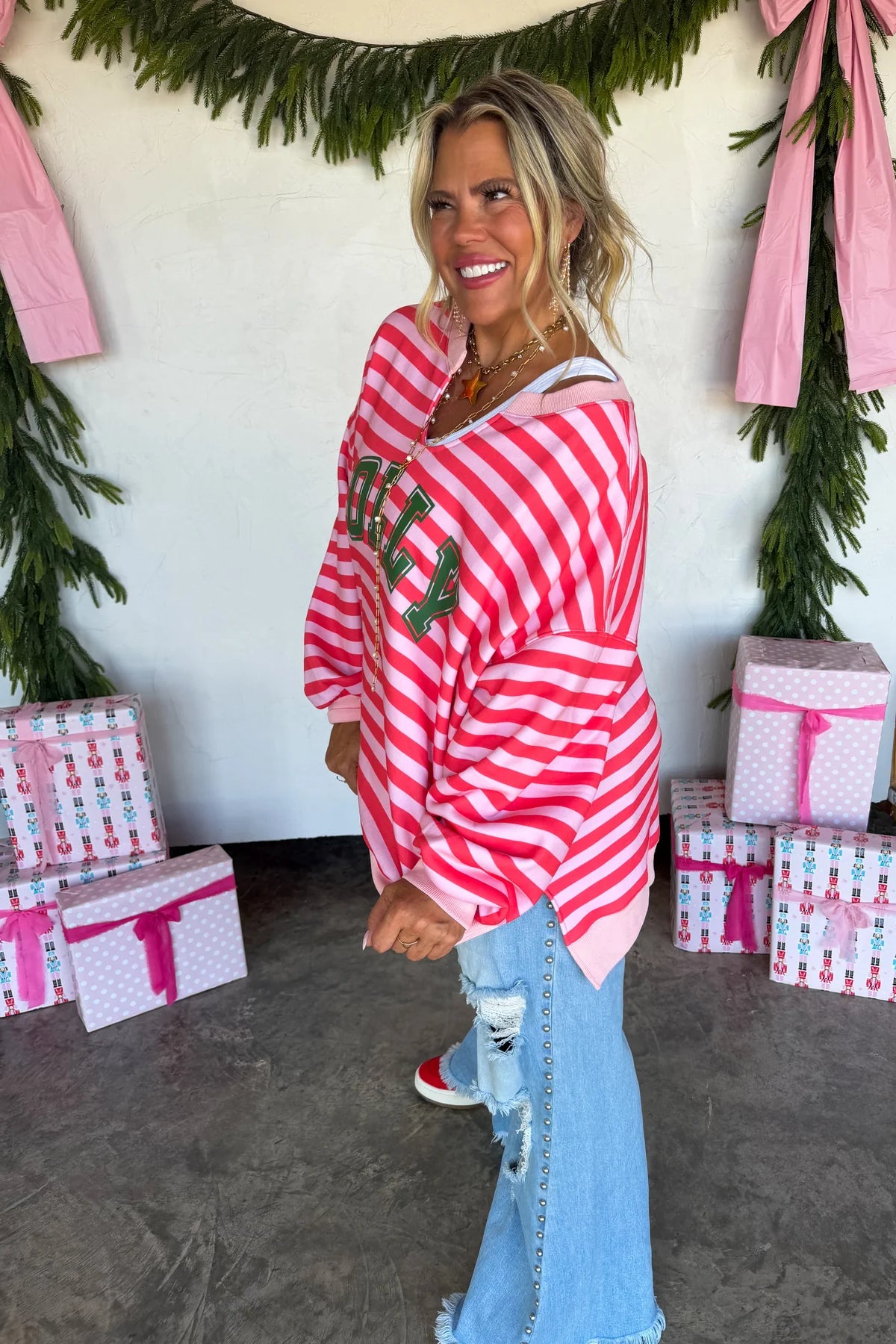 Jolly & Merry Oversized Pullover - 2 Options