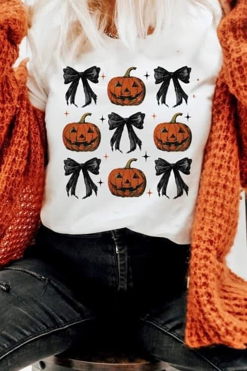 Zen Lily Pumpkins & Bows Tee