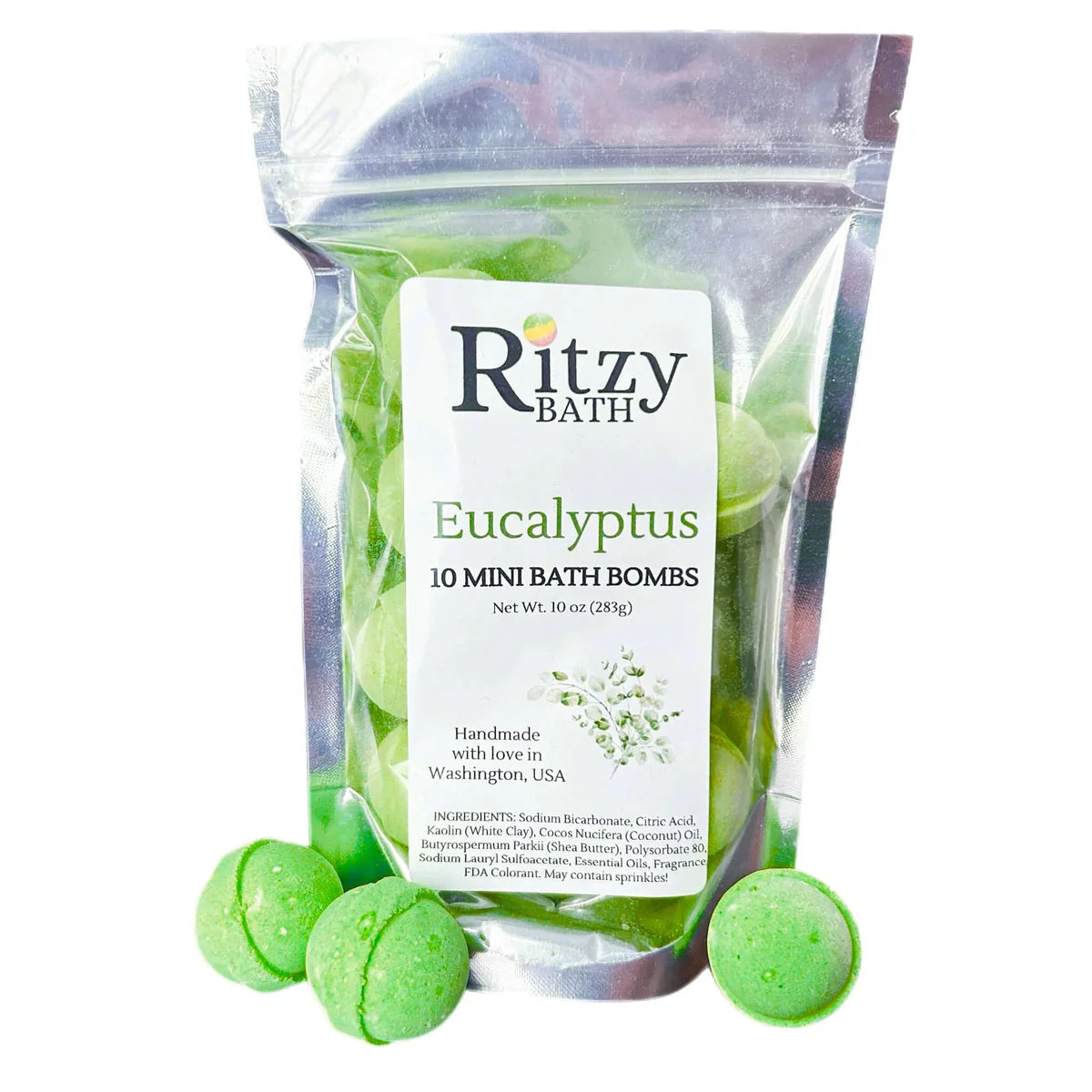 Mini Eucalyptus Bath Bombs