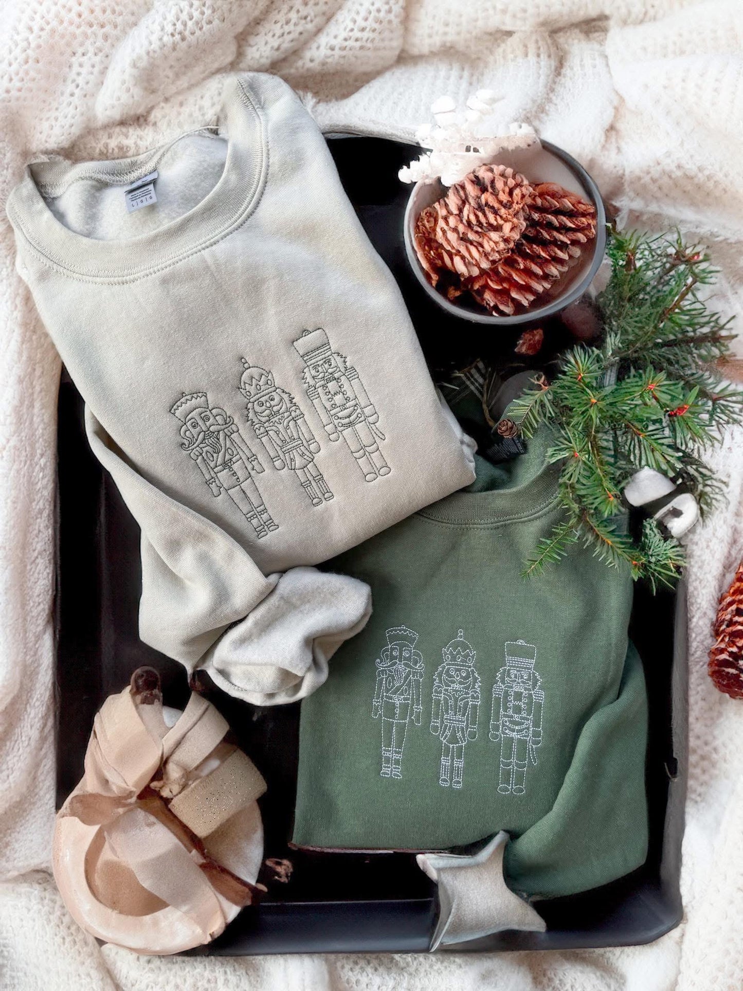 Nutcracker Embroidered Sweatshirt