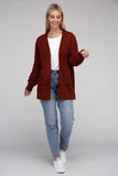 Low Gauge Waffle Open Cardigan Sweater - 6 Color Options