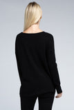 Viscose Front Pockets Sweater - 6 Color Options