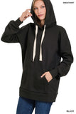 Oversized Hoodie Longline Sweatshirt - Multiple Colors Available