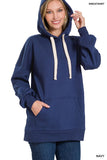 Oversized Hoodie Longline Sweatshirt - Multiple Colors Available