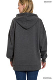 Oversized Hoodie Longline Sweatshirt - Multiple Colors Available