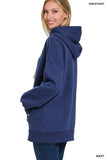 Oversized Hoodie Longline Sweatshirt - Multiple Colors Available