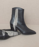 Rhinestone Fringe Boot - 2 color options