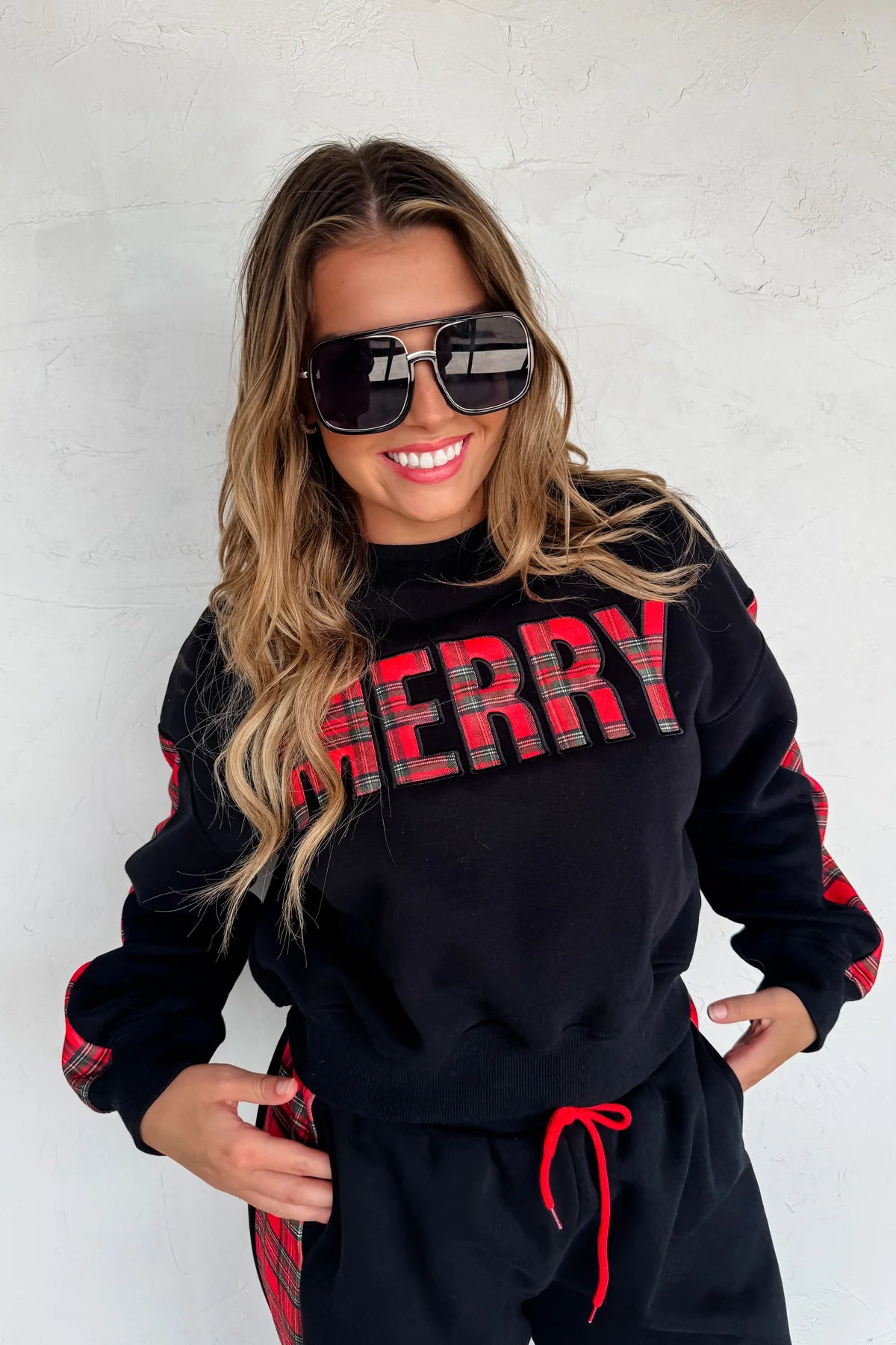 Preorder - Merry Plaid Pant Set