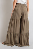 Tiered Wide Pants - Multiple Color Options