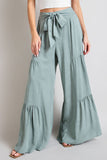 Tiered Wide Pants - Multiple Color Options