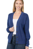 Viscose Sweater Cardigan - Multiple Color Options