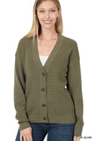 Viscose Sweater Cardigan - Multiple Color Options