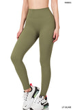 Ribbed Seamless High Waisted Full Length Leggings