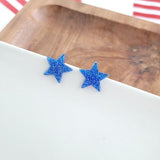 Liberty Star Studs - Blue