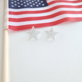 Liberty Star Studs - Silver