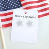 Liberty Star Studs - Silver